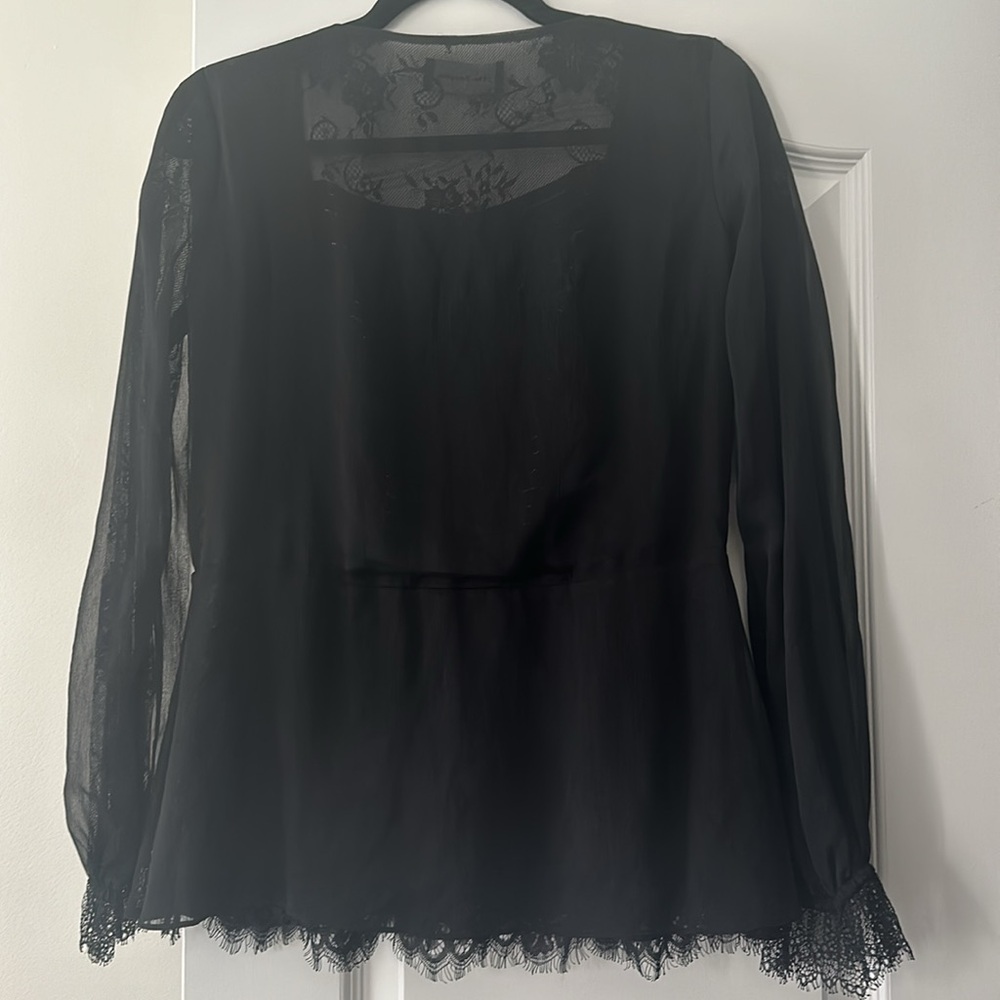 The Kooples peplum and lace top size small - Picture 6 of 6